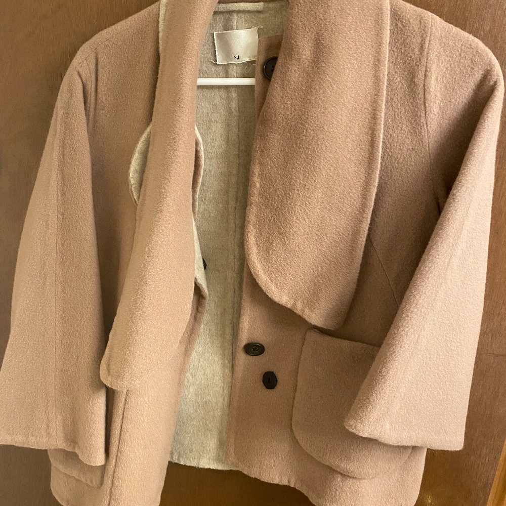 3.1 Phillip lim wool camel short coat